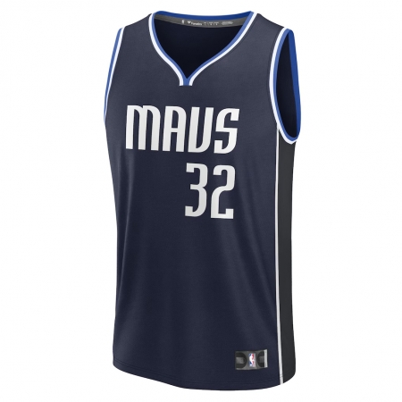 Fanatics Dallas Mavericks Cooper Flagg Navy Fast Break Jersey - Statement Edition
