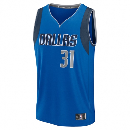 Fanatics Dallas Mavericks Klay Thompson Blue Fast Break Jersey - Icon Edition