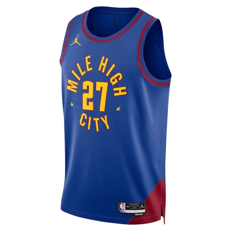 Jordan Brand Denver Nuggets Jamal Murray Blue Jersey - Statement Edition