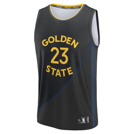 Fanatics Golden State Warriors Draymond Green Black Fast Break Jersey - Statement Edition