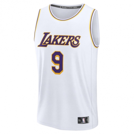 Fanatics Los Angeles Lakers Bronny James White Fast Break Jersey - Association Edition
