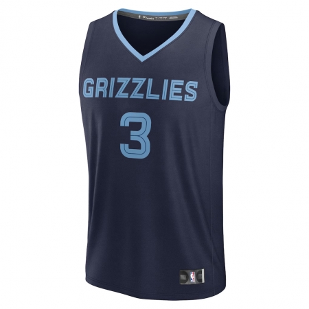 Fanatics Memphis Grizzlies Kentavious Caldwell-Pope Navy Fast Break Jersey - Icon Edition