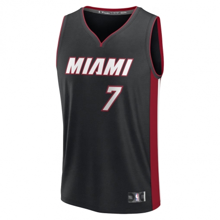 Fanatics Miami Heat Kel'el Ware Black Fast Break Jersey - Icon Edition