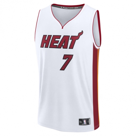 Fanatics Miami Heat Kel'el Ware White Fast Break Jersey - Association Edition