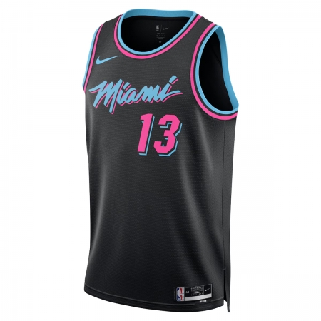 Nike Miami Heat Bam Adebayo Black Jersey - City Edition