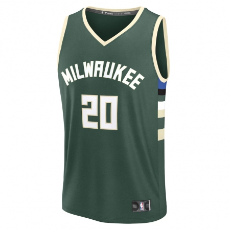 Fanatics Milwaukee Bucks A.J. Green Green Fast Break Jersey - Icon Edition