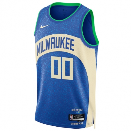 Nike Milwaukee Bucks Blue Jersey - City Edition