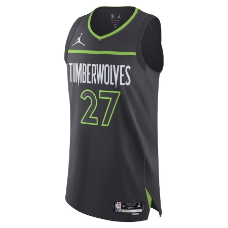 Jordan Brand Minnesota Timberwolves Rudy Gobert Anthracite Player Jersey - Statement Edition