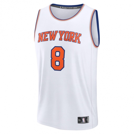 Fanatics New York Knicks OG Anunoby White Fast Break Jersey - Association Edition