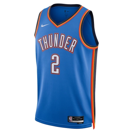 Nike Oklahoma City Thunder Shai Gilgeous-Alexander Blue Jersey - Icon Edition