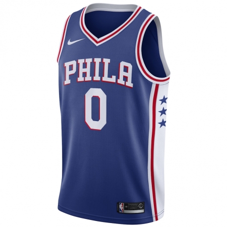 Nike 76ers Tyrese Maxey Royal Jersey Icon Edition