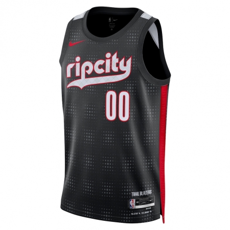 Nike Portland Trail Blazers Black Jersey - City Edition