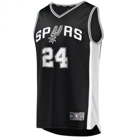 Fanatics San Antonio Spurs Devin Vassell Black Fast Break Jersey - Icon Edition
