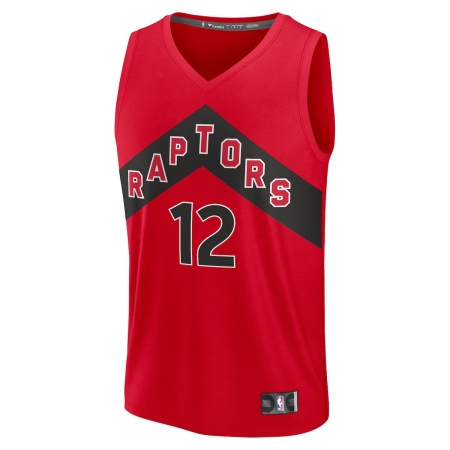 Fanatics Toronto Raptors Collin Murray-Boyles Red Fast Break Jersey - Icon Edition