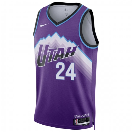 Nike Utah Jazz Walker Kessler Purple Jersey - Icon Edition