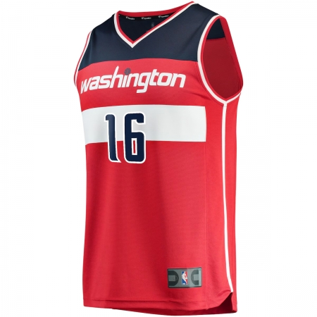 Fanatics Washington Wizards Anthony Gill Red Fast Break Jersey - Icon Edition