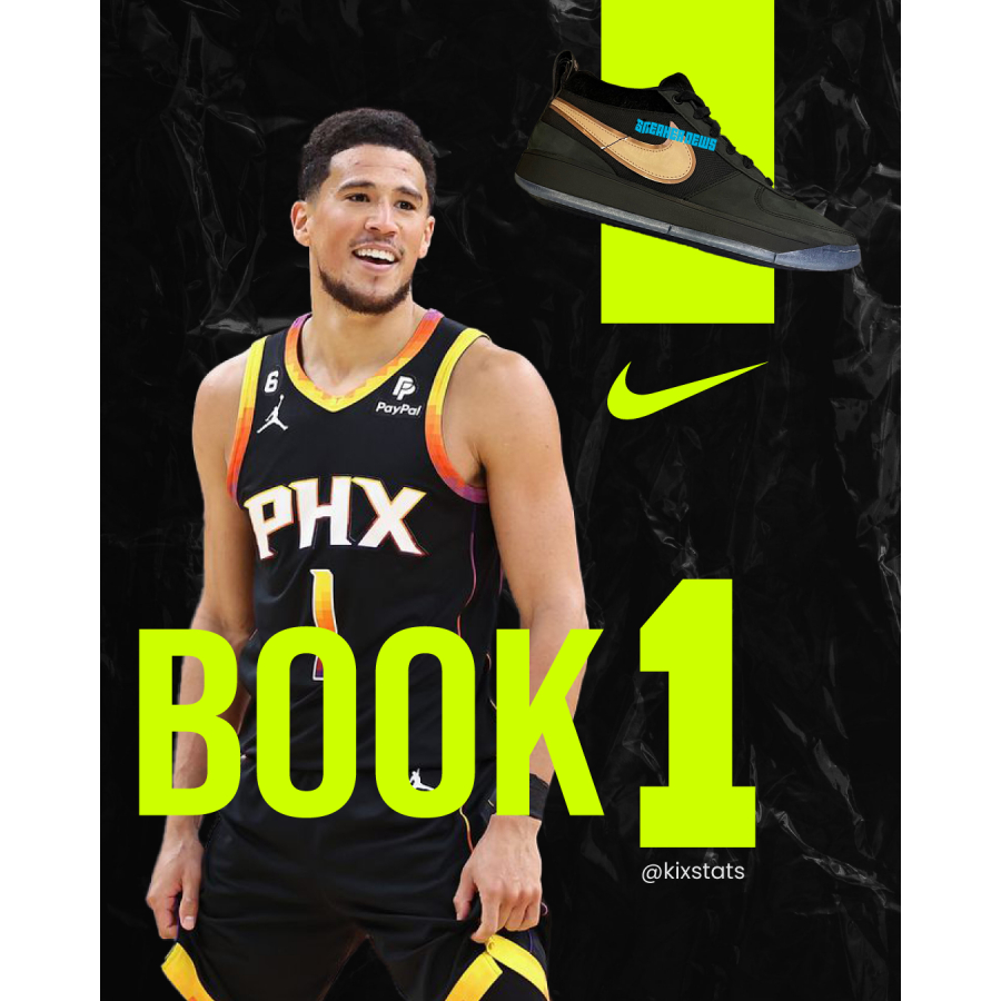 But after a long waiting, here's an exclusive first look at Devin Booker's first signature shoe - Nike Book 1